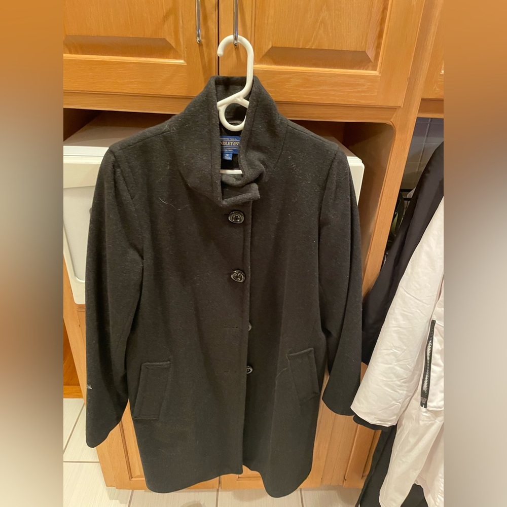 Pendleton Lined Wool Coat - image 2